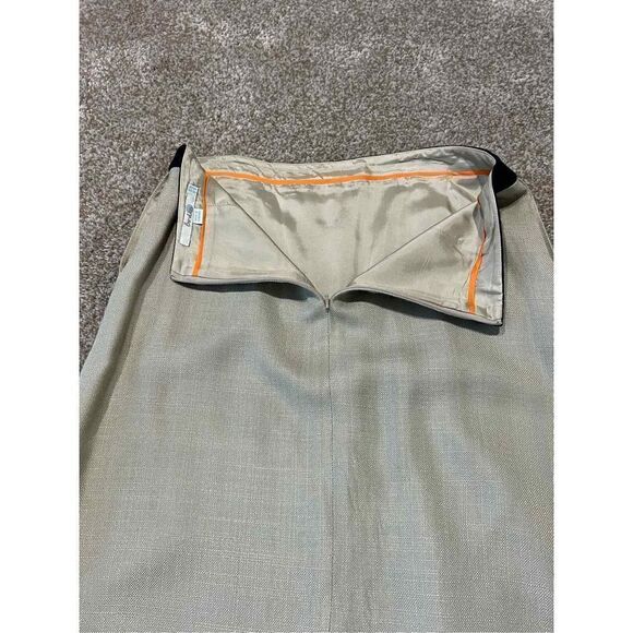 Boden women skirt viscose beige lined back zip size 6 - Picture 5 of 8